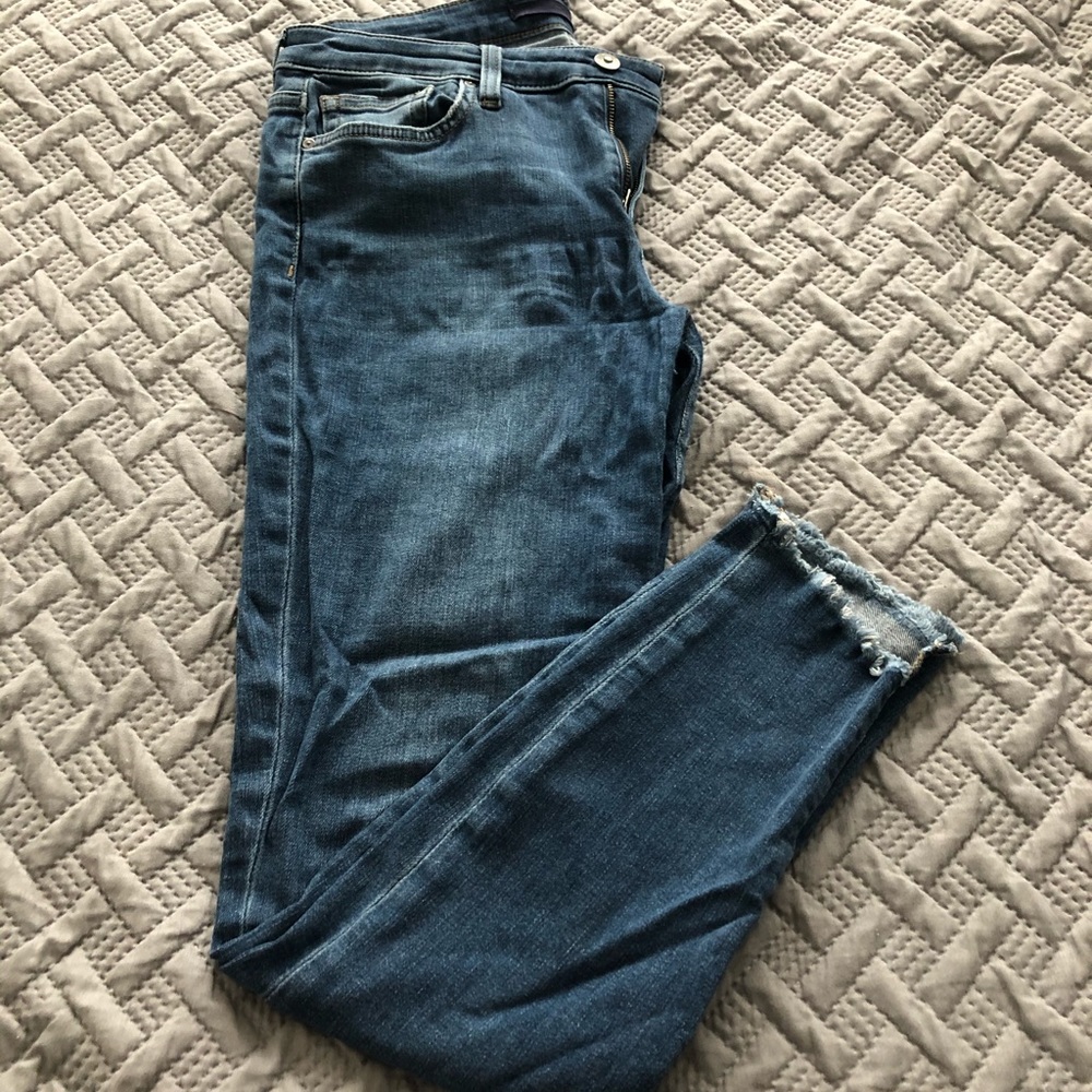 Joe’s jeans frayed ankles